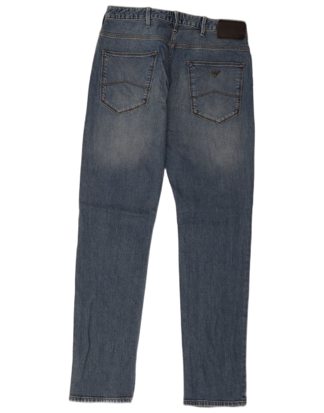 Armani Homme Jean Droit W30 L31 Bleu Coton