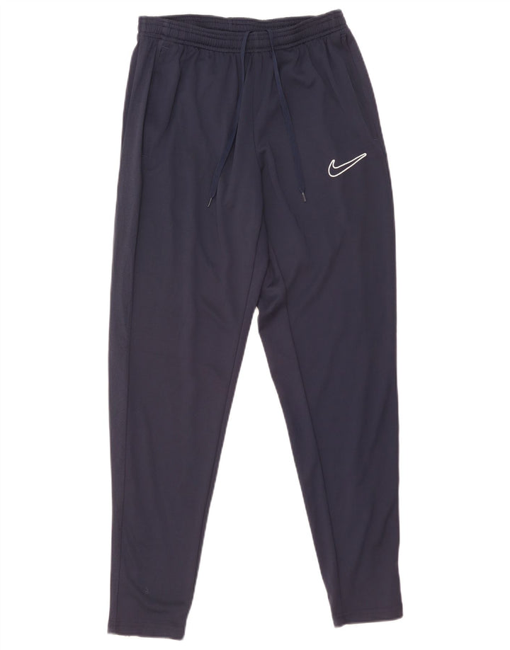 Nike Pantalon de survêtement Dri Fit pour homme Bleu marine moyen Polyester
