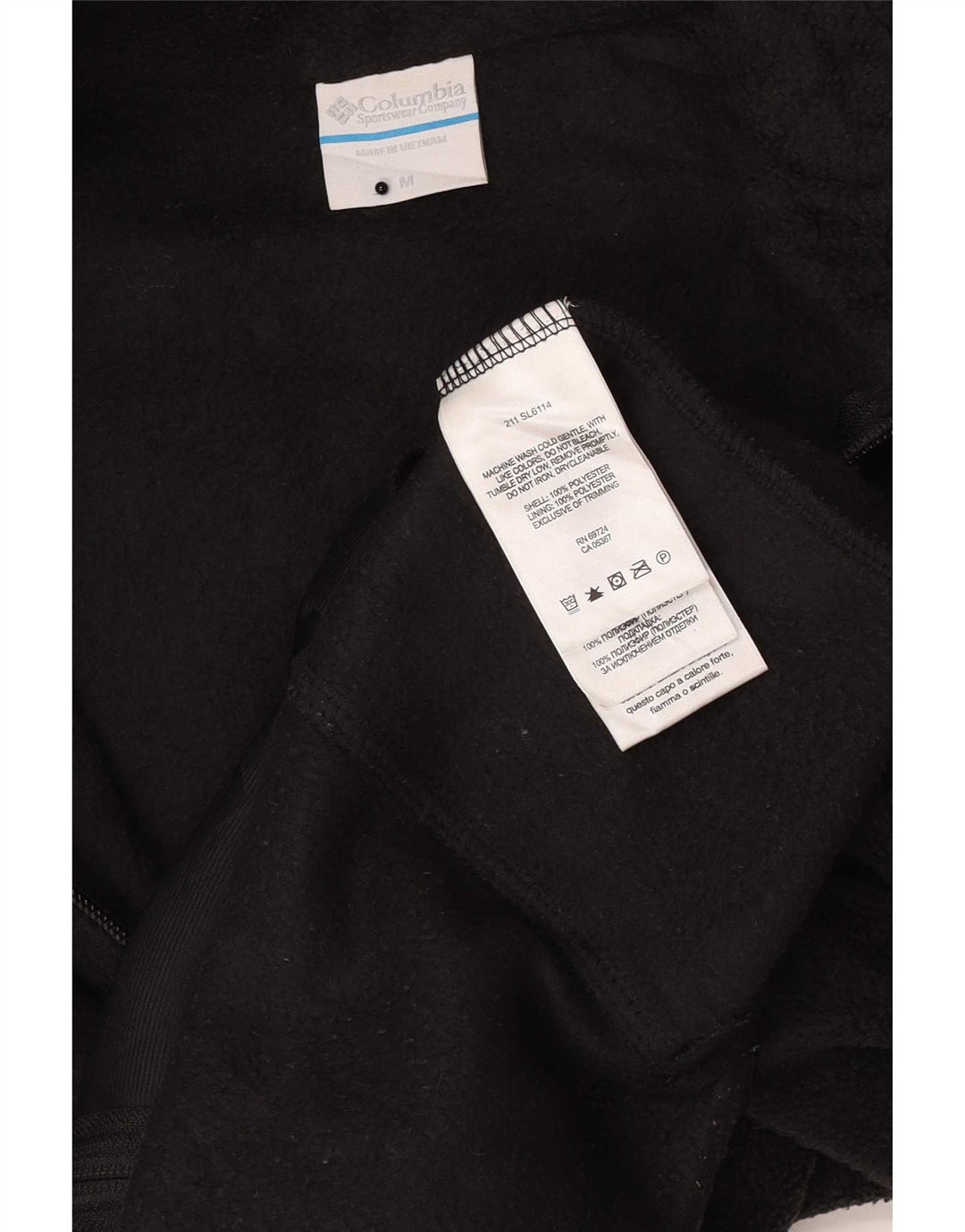 Columbia Veste polaire homme UK 38 Medium Noir Polyester