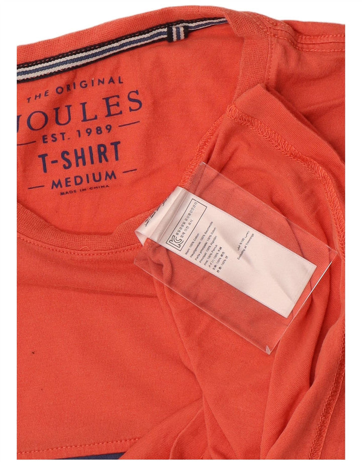 Joules T-Shirt Homme Orange Moyen Colourblock Coton