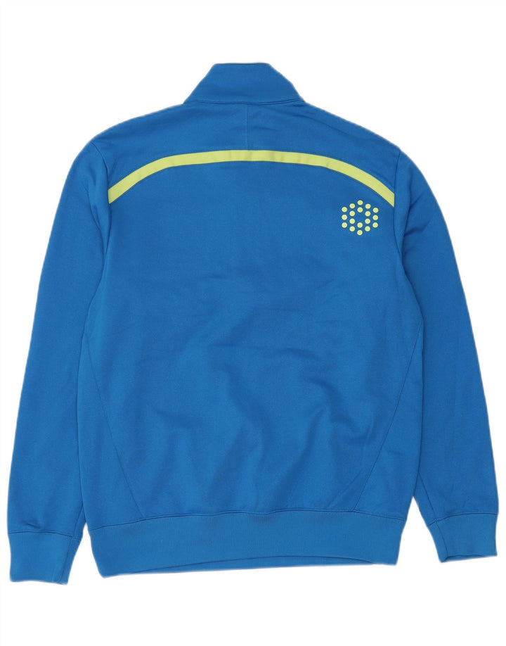 PUMA Sweat-Shirt à Col Zippé Homme Bleu Moyen Polyester