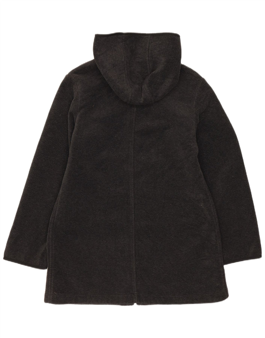 Benetton Veste polaire à capuche pour femme UK 12 Gris moyen