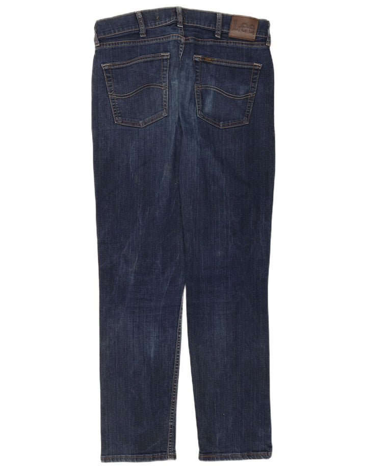 Lee Jean Slim Homme W34 L32 Bleu Coton