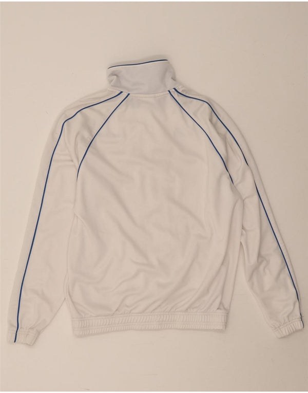 Asics Veste de survêtement pour homme Small Blanc Polyester