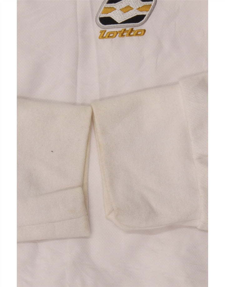 Lotto Veste de survêtement graphique pour homme XL Blanc Colorblock Polyester