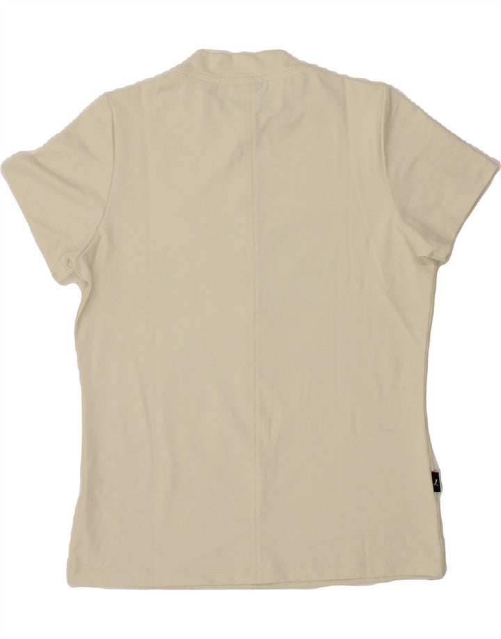 PUMA Womens T-Shirt Top UK 14 Large Beige Vintage Puma and Second-Hand Puma from Messina Hembry 