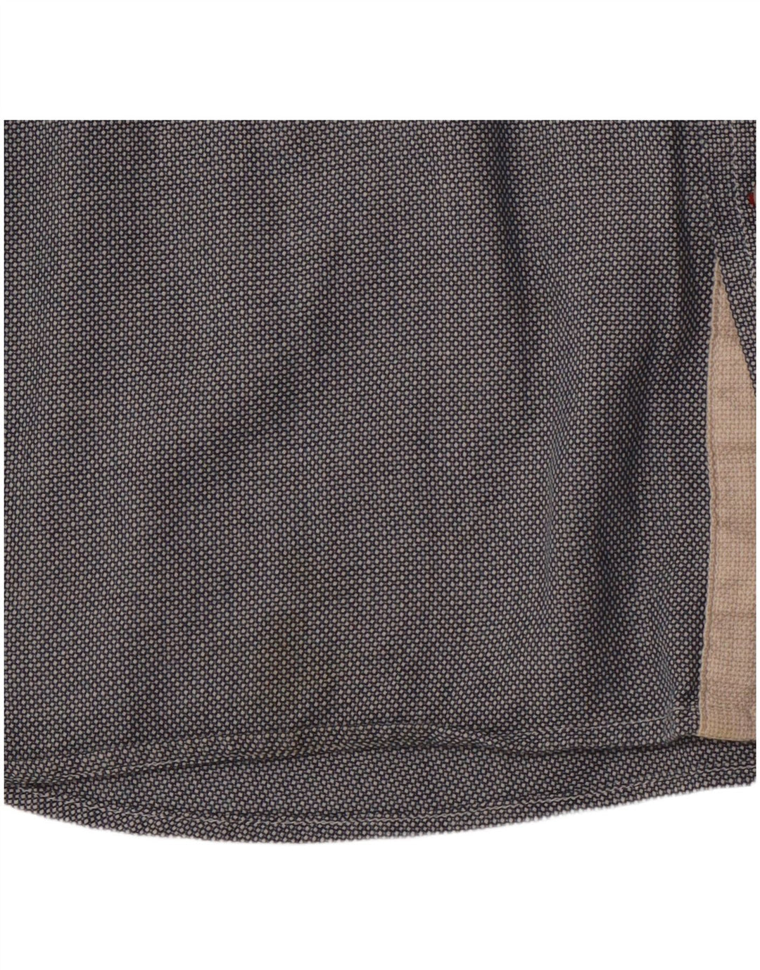 TOMMY HILFIGER Chemise Regular Fit Homme Gris Pois Coton