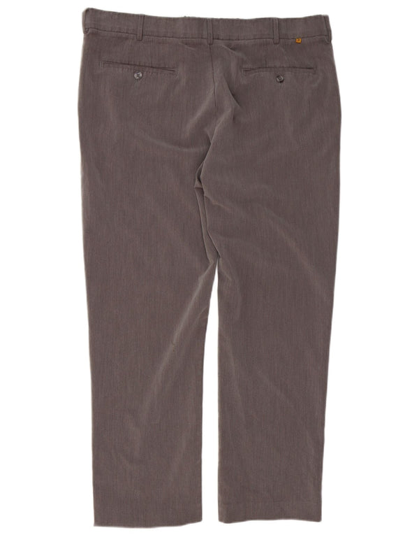 Farah Pantalon de costume coupe classique pour homme W38 L29 Gris Polyester