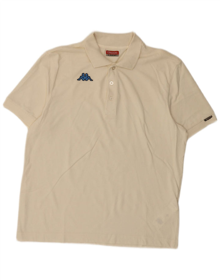 Kappa Polo Homme Grand Blanc Coton