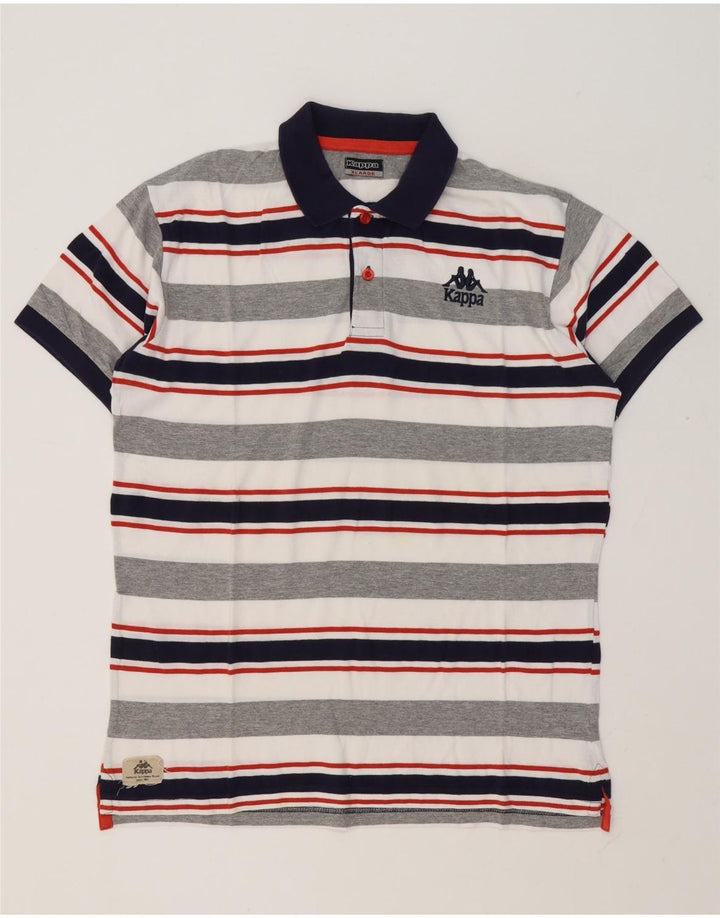 Kappa Polo Homme XL Rayé Multicolore