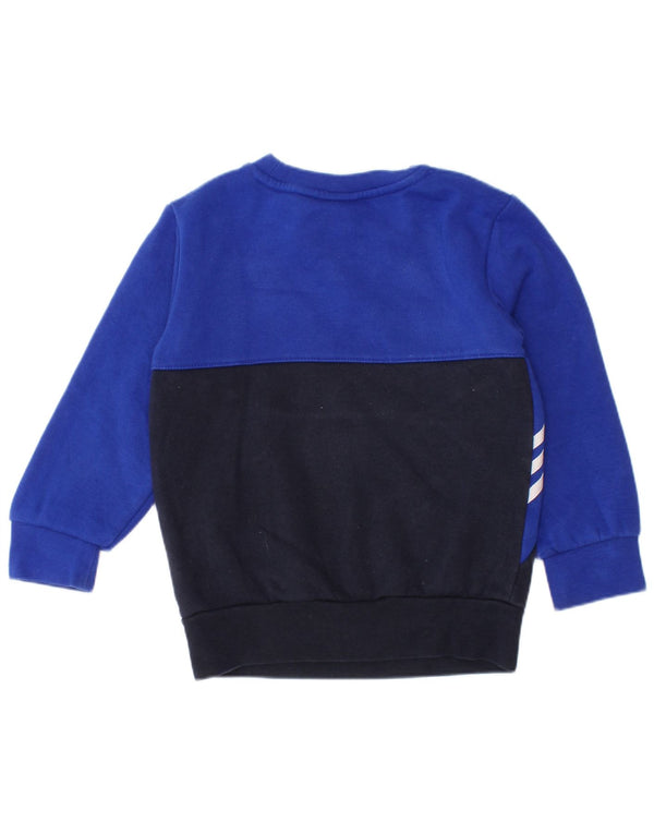ADIDAS Sweat-shirt graphique pour bébé garçon 18-24 mois Bleu Colorblock