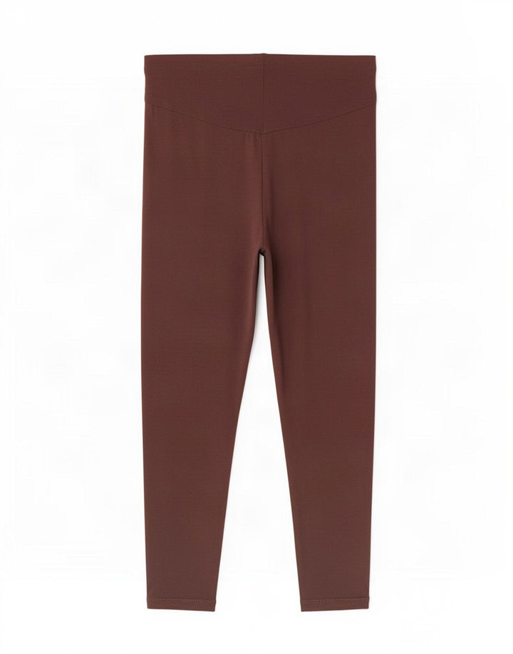 Marks & Spencer Leggings Femme UK 18 XL Marron Polyester