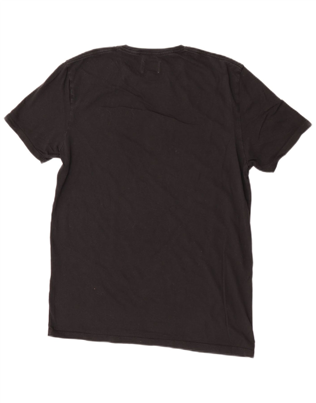 Levi's T-Shirt Femme UK 14 Large Noir Coton