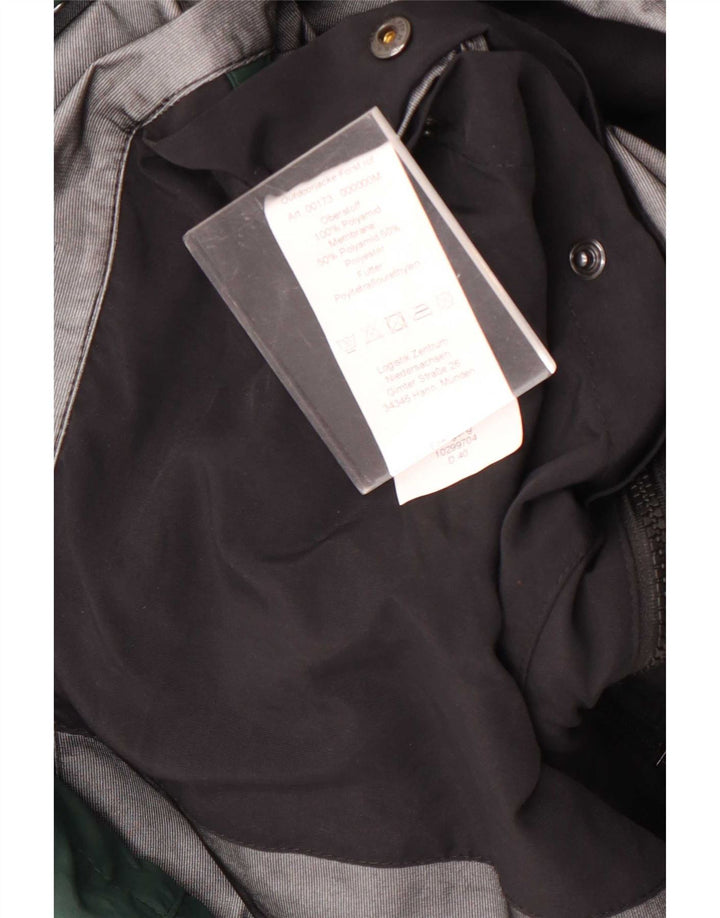 veste de pluie à capuche vintage pour homme UK 40 Grand Polyamide Vert