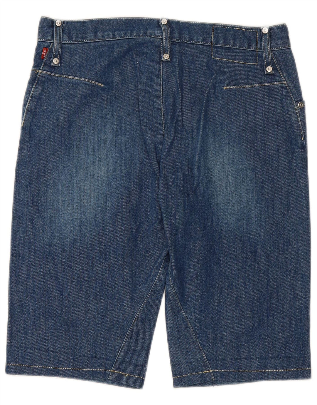 LEVI'S Short en Jean Femme Medium W30 Bleu Coton