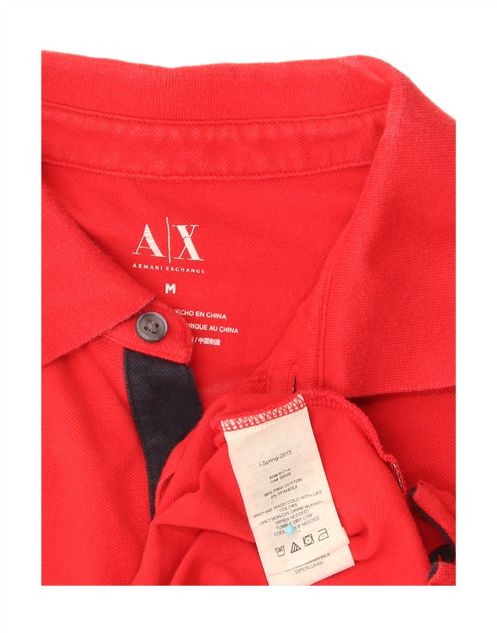 Armani Exchange Polo Homme Rouge Moyen Coton