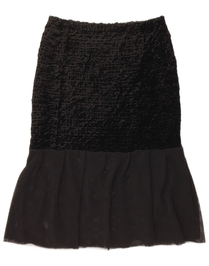 jupe tulipe femme vintage W28 Noir Moyen