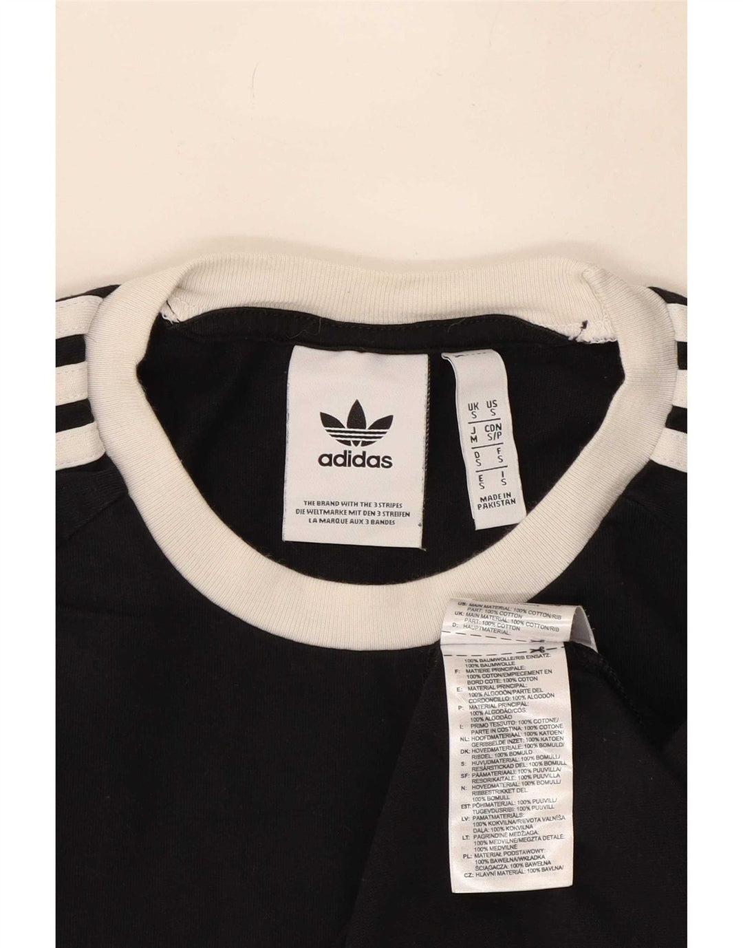 Adidas T-Shirt Homme Haut Petit Coton Noir