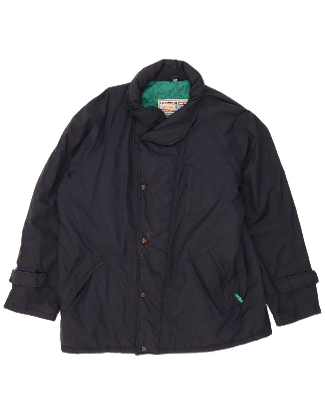 WEEKEND Veste coupe-vent à capuche pour homme UK 42 XL Bleu marine