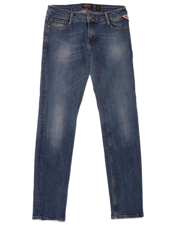 Replay Jean Slim Femme W29 L30 Bleu Coton