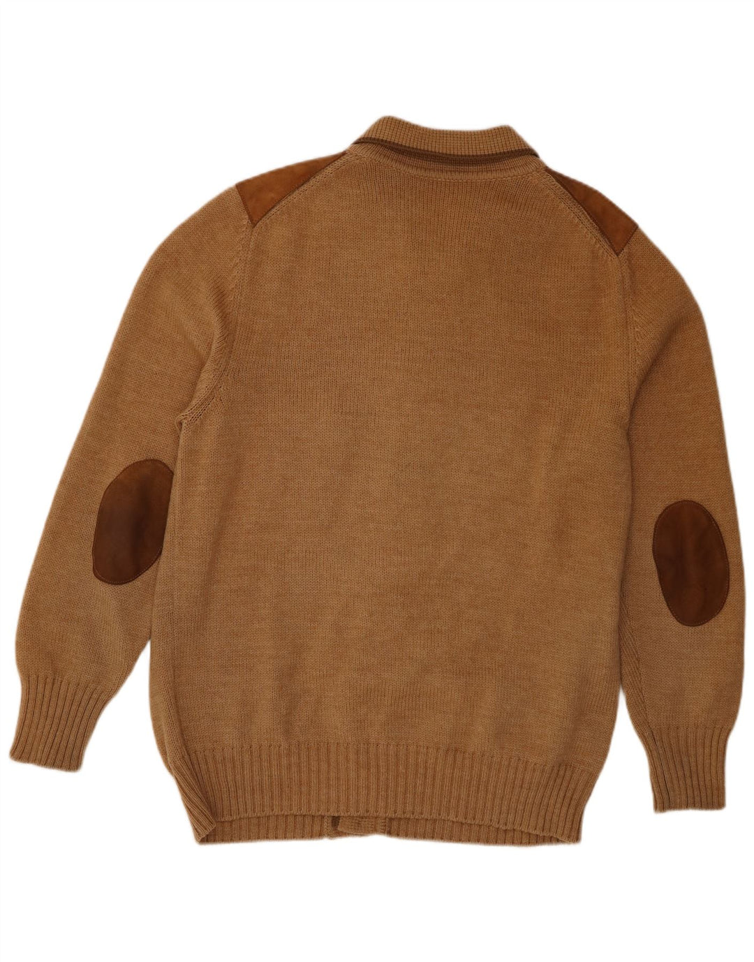 Pull Cardigan Homme Vintage IT 56 XL Marron