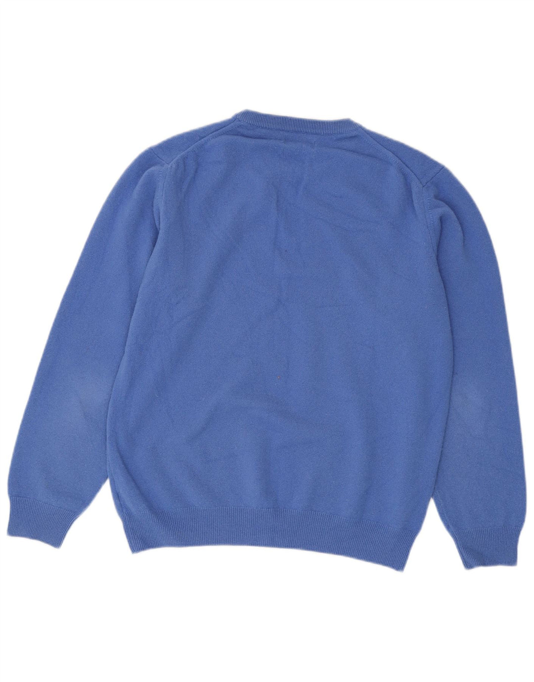 GANT Pull ras du cou pour homme en laine bleue Large