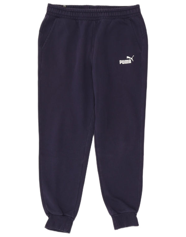 Puma Pantalon de survêtement pour homme Bleu marine Taille L