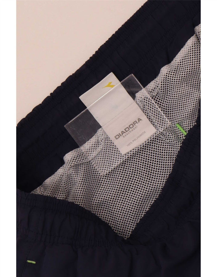 Diadora Short de Bain Graphique Homme Bleu Marine Moyen Polyamide
