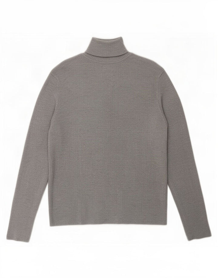 Marks & Spencer Chemisier Femme UK 14 Large Gris Viscose