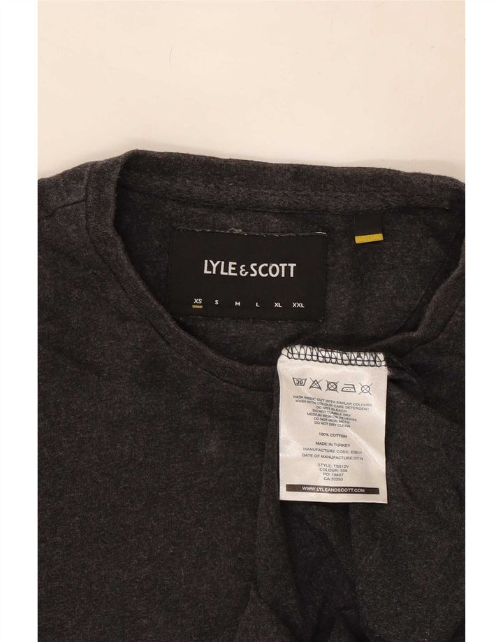 Lyle & Scott Haut à Manches Longues Homme Gris Coton XS
