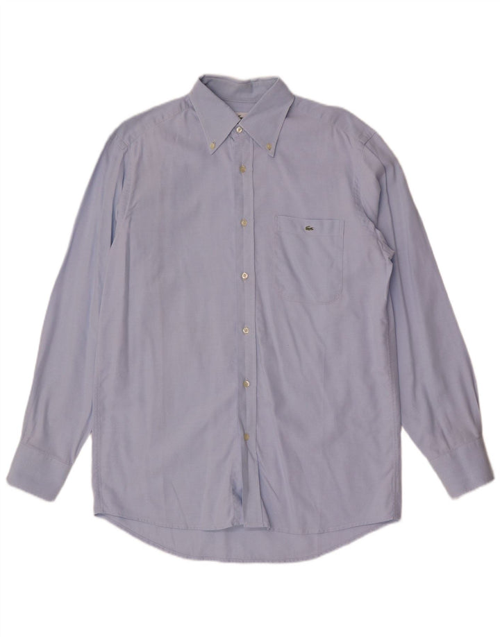 Lacoste Chemise Homme Taille 40 Bleu Moyen