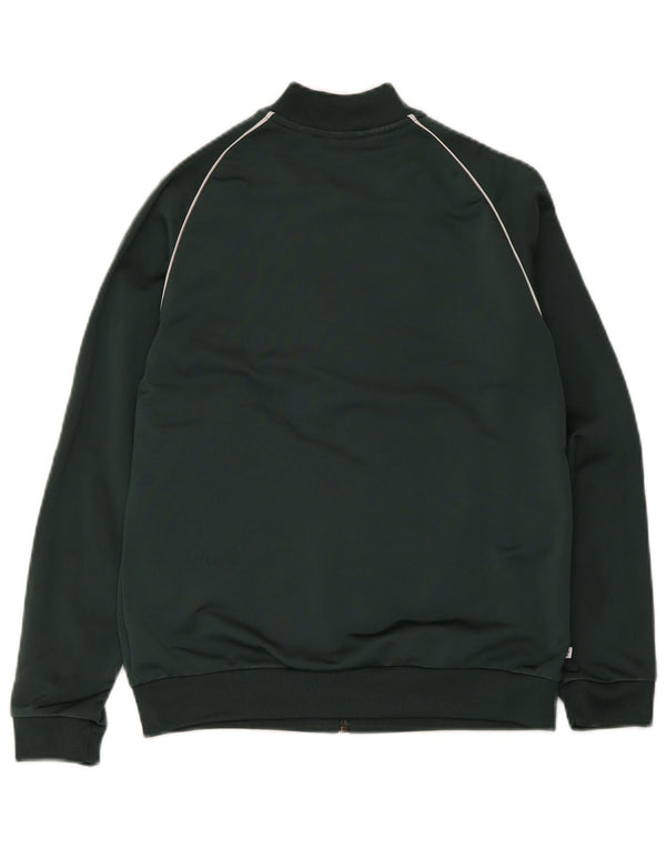 Adidas Veste de Survêtement Garçon 11-12 ans Vert Polyester