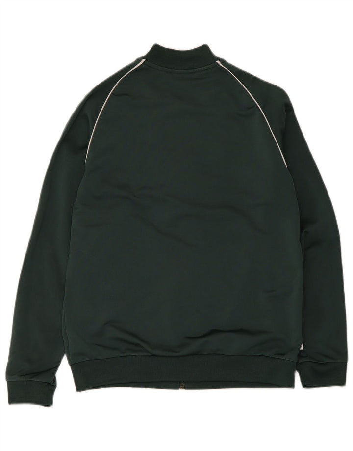Adidas Veste de Survêtement Garçon 11-12 ans Vert Polyester