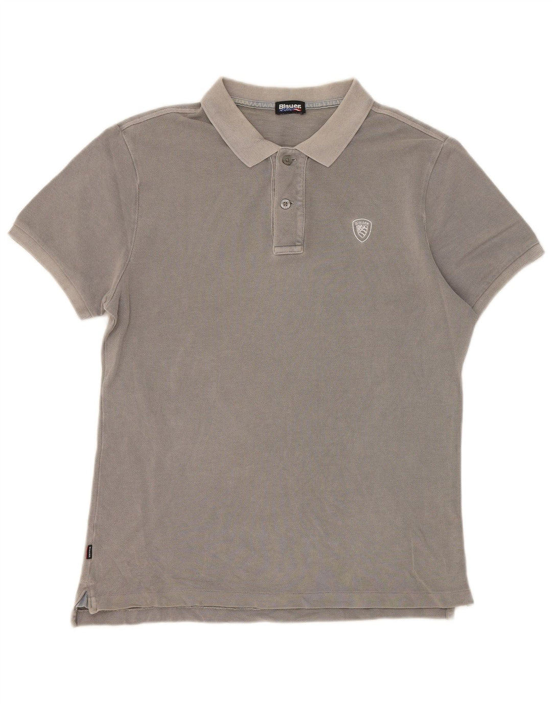 Blauer Polo Homme Gris Moyen