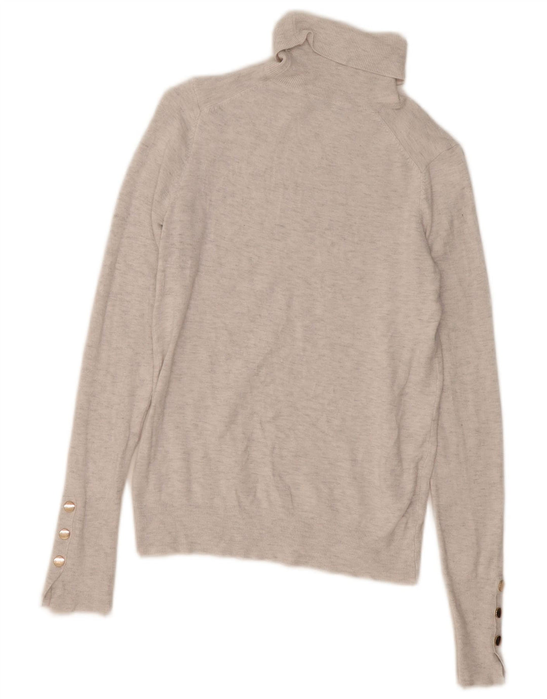 Zara Pull col roulé pour femme UK 12 Gris moyen