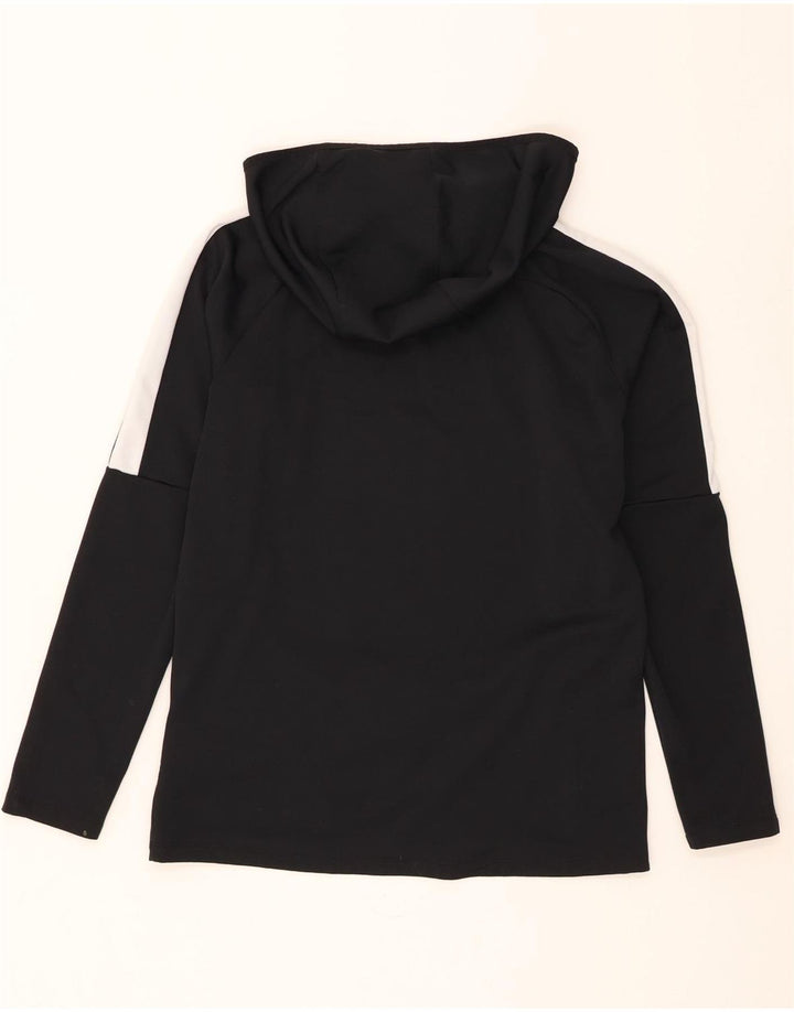 Nike Haut à capuche Dri Fit à manches longues pour homme en polyester color block noir moyen