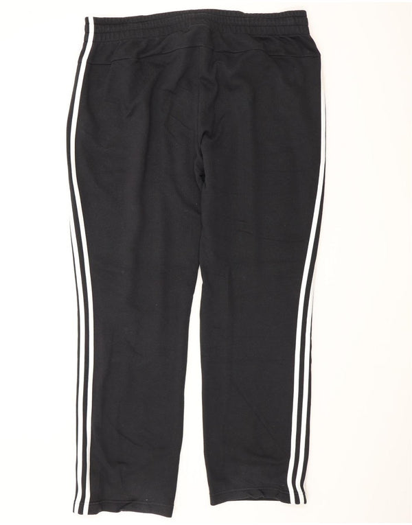 Adidas Pantalon de survêtement pour femme UK 24/26 2XL Noir Coton