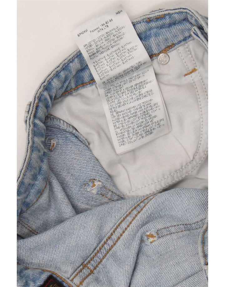 Lee Femme Stella Jean Large W29 L31 Bleu Coton