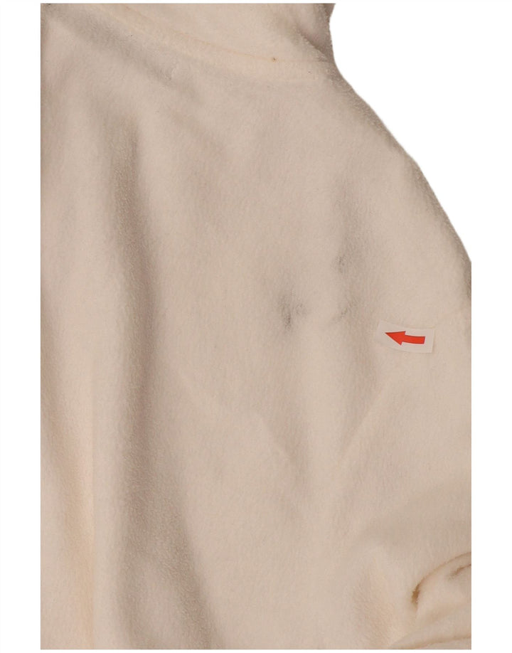 Marks & Spencer Veste polaire pour femme UK 12 Medium Off White Polyester