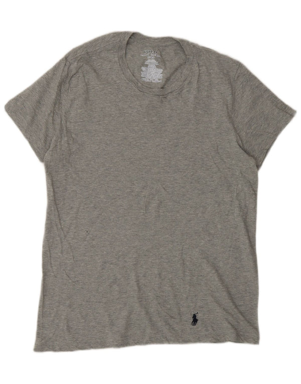 Polo Ralph Lauren T-shirt coupe classique pour homme, petit, gris, coton