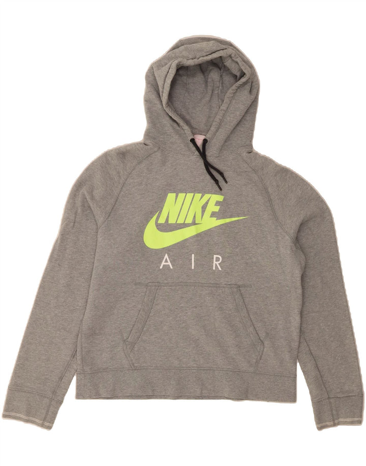 NIKE Mens Graphic Hoodie Jumper Large Grey Cotton Vintage Nike and Second-Hand Nike from Messina Hembry 