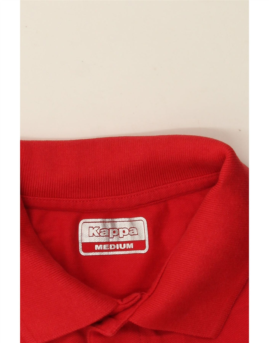 KAPPA Mens Polo Shirt Medium Red
