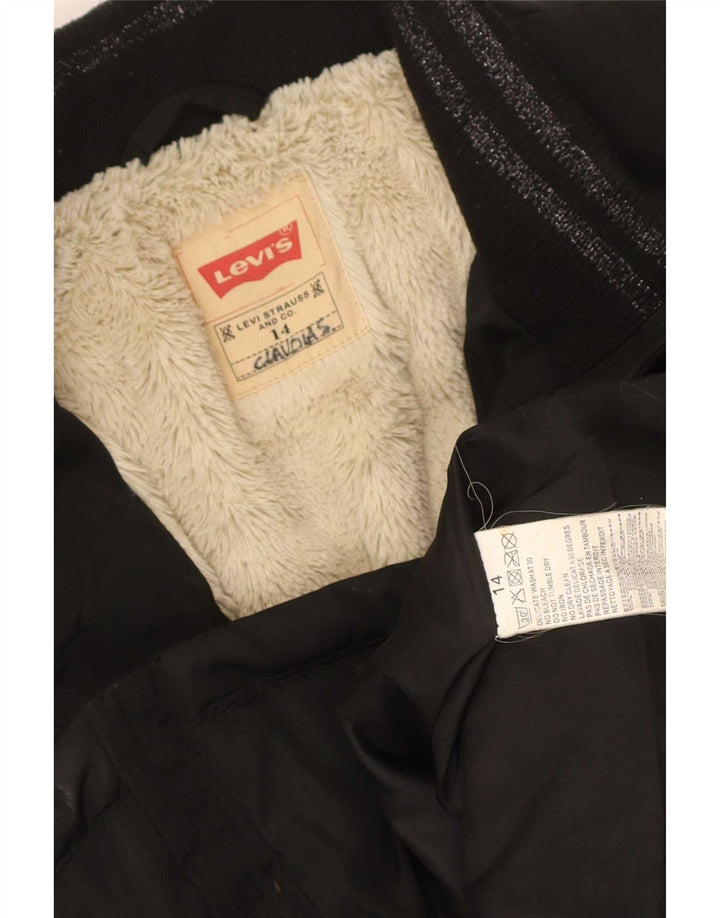 Levi's Veste matelassée fille 13-14 ans Noir Polyester
