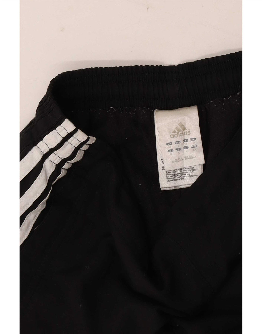Adidas Pantalon de survêtement pour femme Joggers UK 10 Petit Noir Polyester