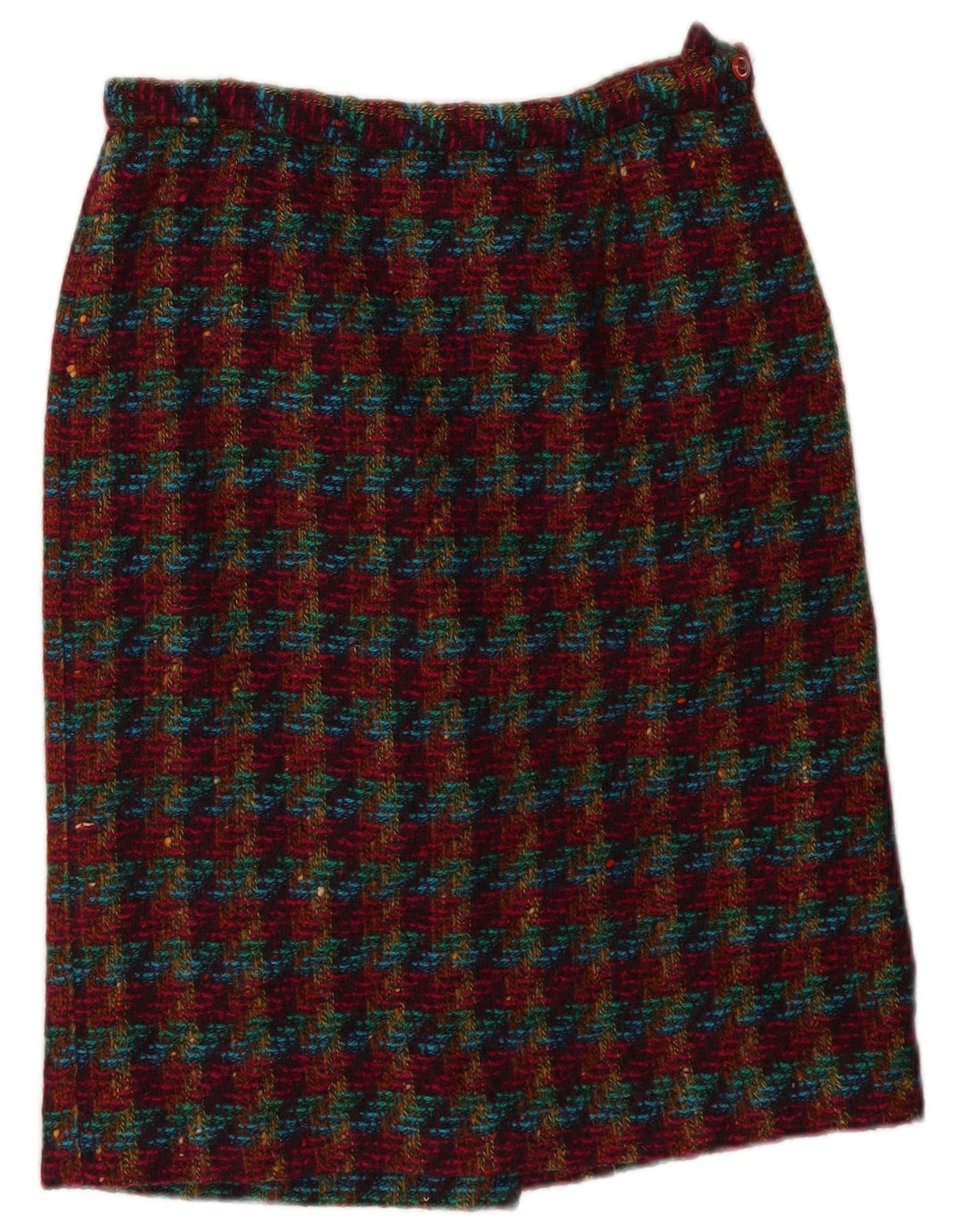 jupe crayon femme vintage W30 Medium Multicolore Check