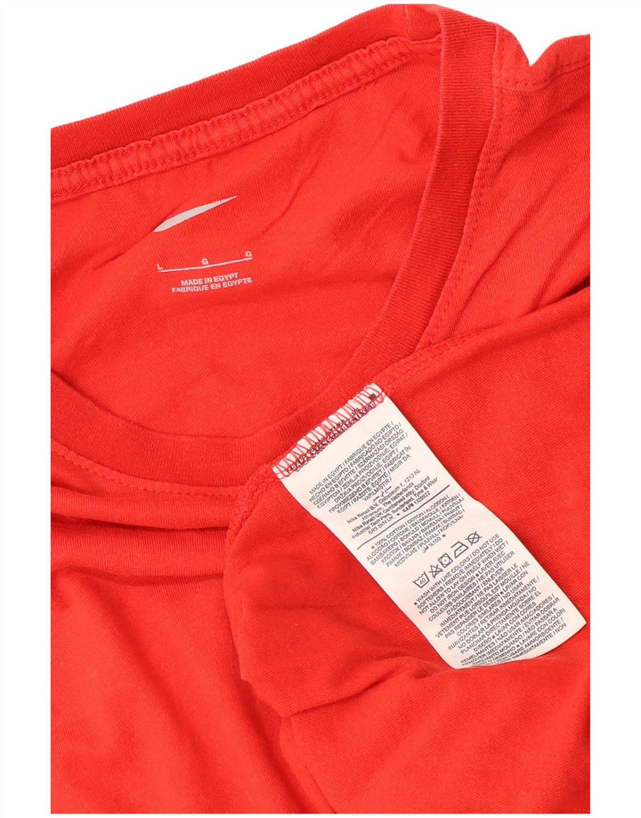 Nike T-Shirt Homme Grand Rouge Coton