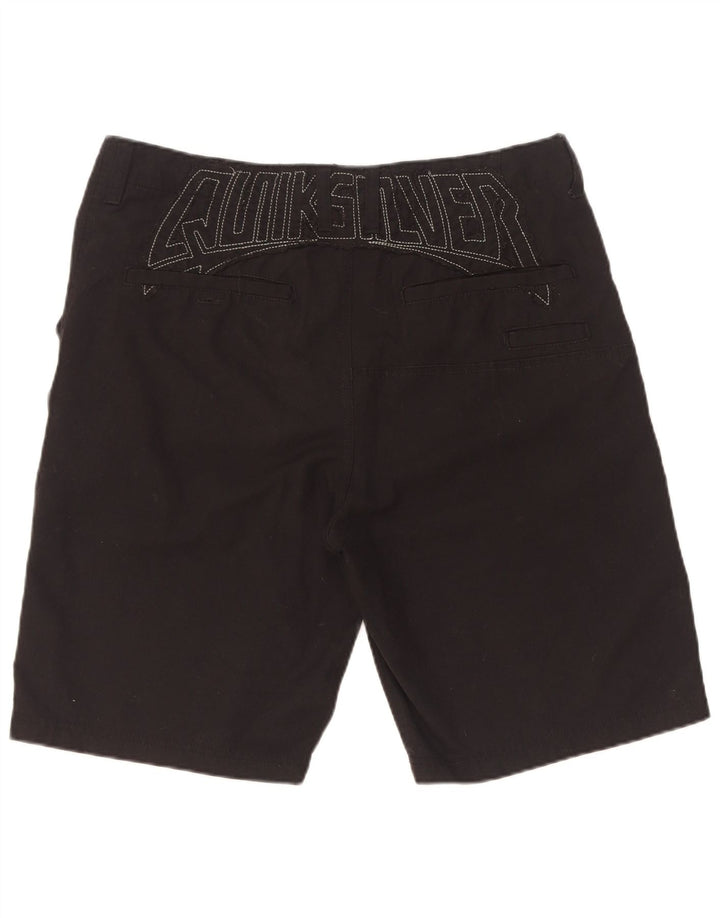 Quiksilver Short Chino Graphique Homme W34 Large Noir Polyester