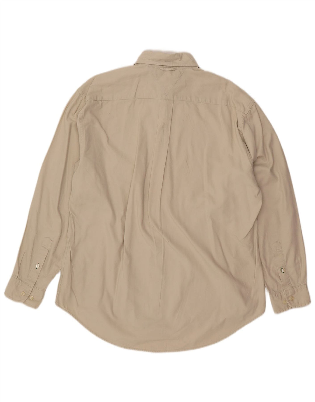 TOMMY HILFIGER Chemise Homme Large Blanc Cassé Coton