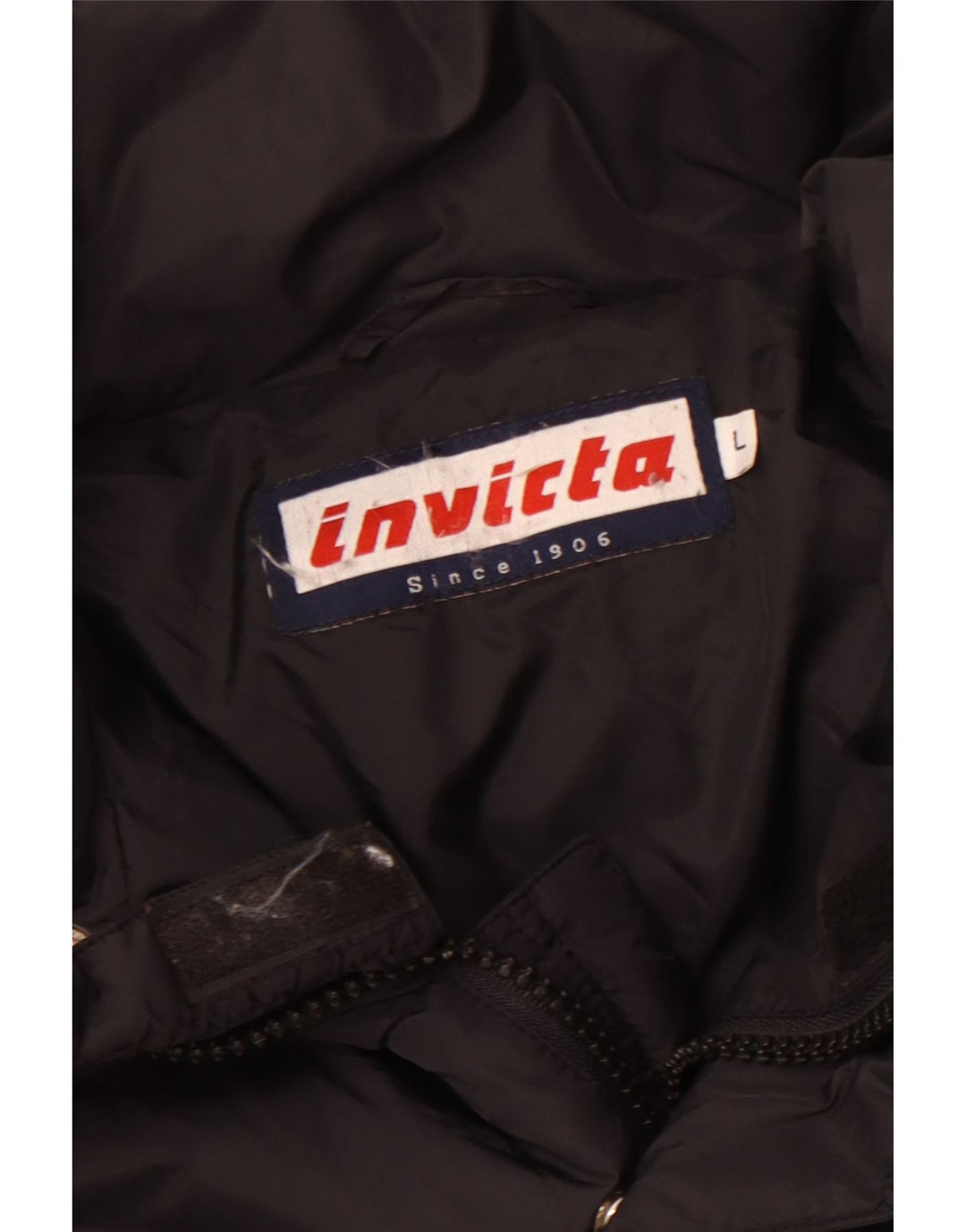 INVICTA Veste matelassée à capuche pour homme UK 40 Large Noir Polyamide