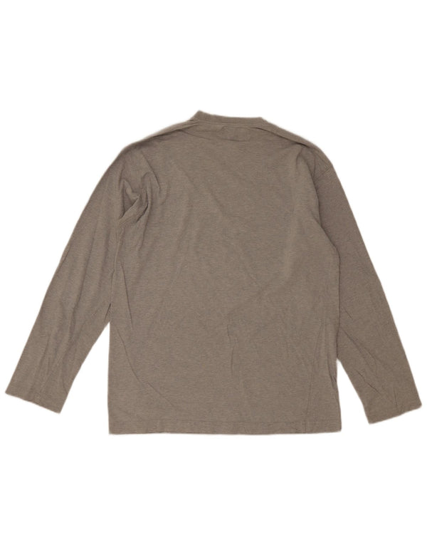Merc Mens Graphic Top Manches Longues XL Gris Coton